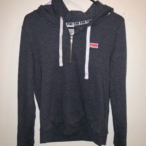 Victoria’s Secret pink half zip-up hoodie